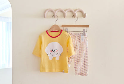Animal Mesh 3/4 Home Wear Set