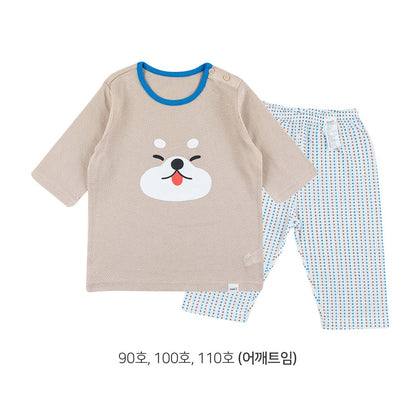 Animal Mesh 3/4 Home Wear Set