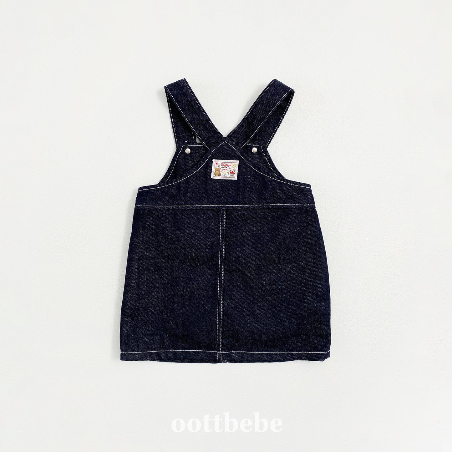 [PRE-ORDER] Denim Suspender Dress