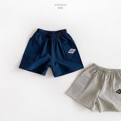 Cooling Diamond Shorts [Navy/XL(5-6yr)]