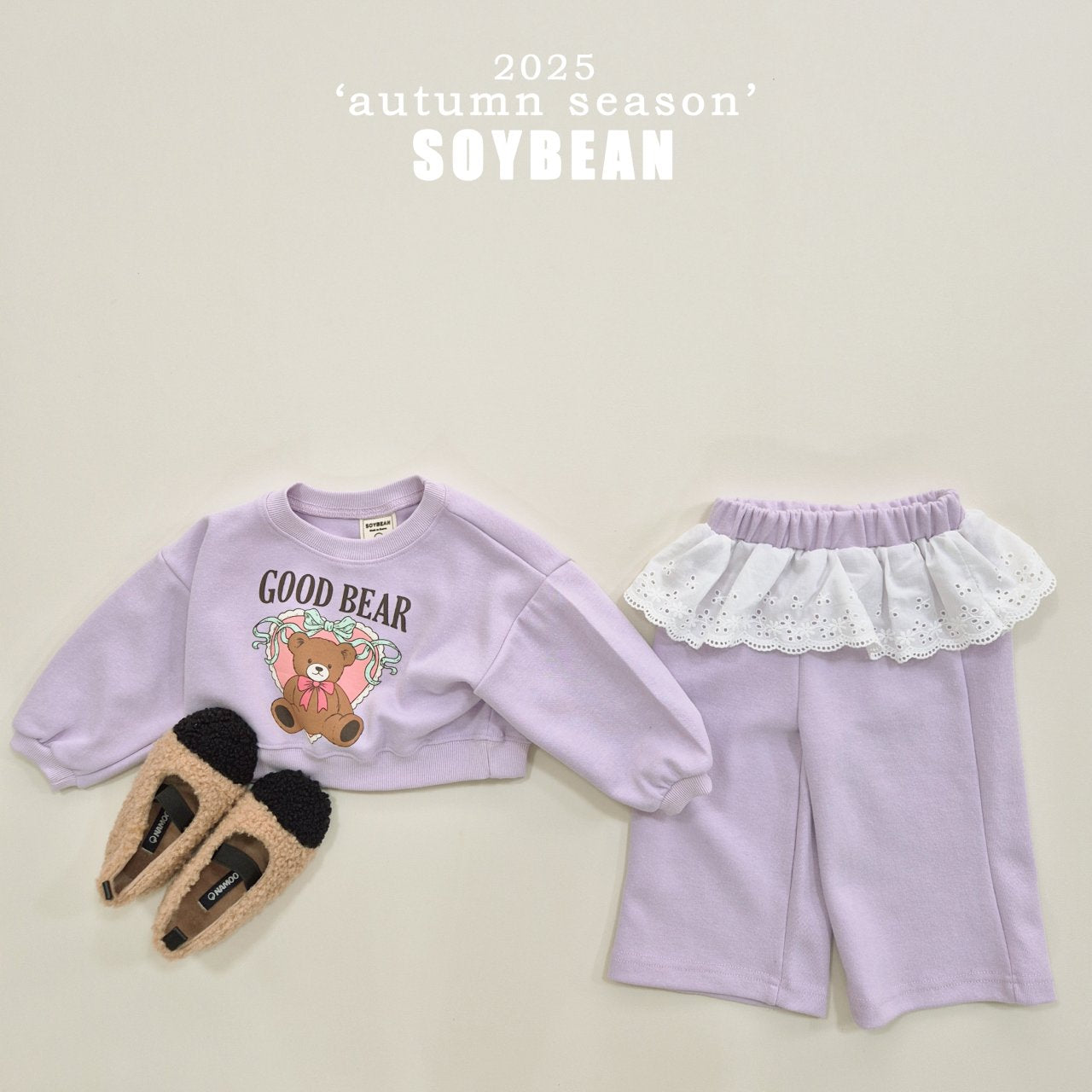 [PRE-ORDER] Bear Frill Top Bottom Set