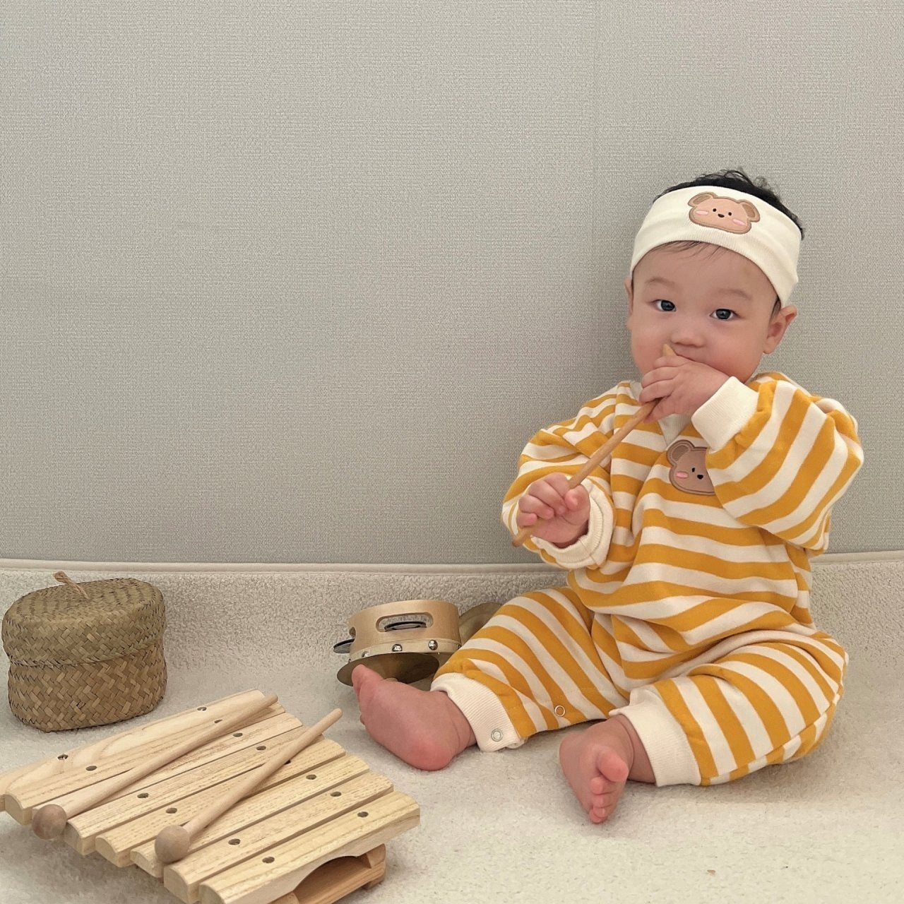 [PRE-ORDER] Bear Body Suit + Hair Band Set