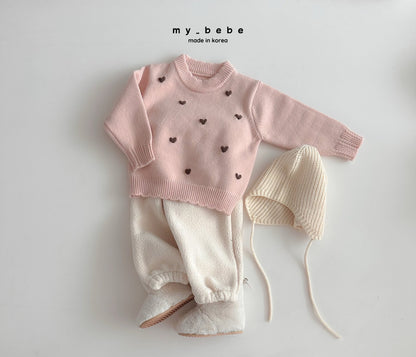 [PRE-ORDER] Heart Sweater Top