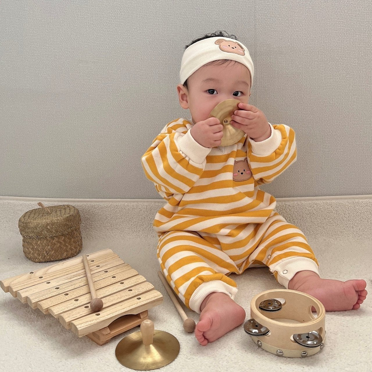 [PRE-ORDER] Bear Body Suit + Hair Band Set