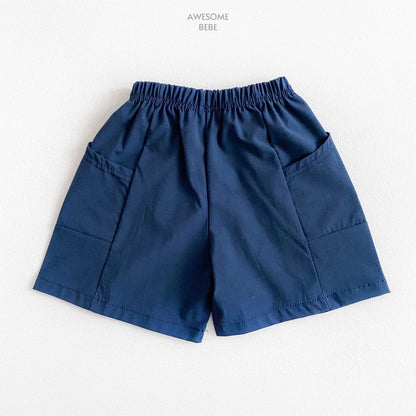 Cooling Diamond Shorts [Navy/XL(5-6yr)]