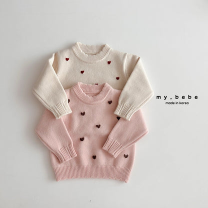 [PRE-ORDER] Heart Sweater Top