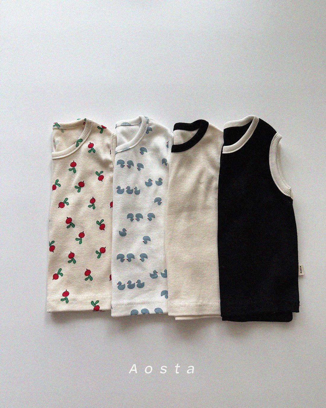 [PRE-ORDER] Ribbed Sleeveless T-Shirts