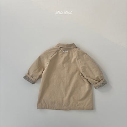 Spring Trench Coat [Cream/M(3-4yr)]