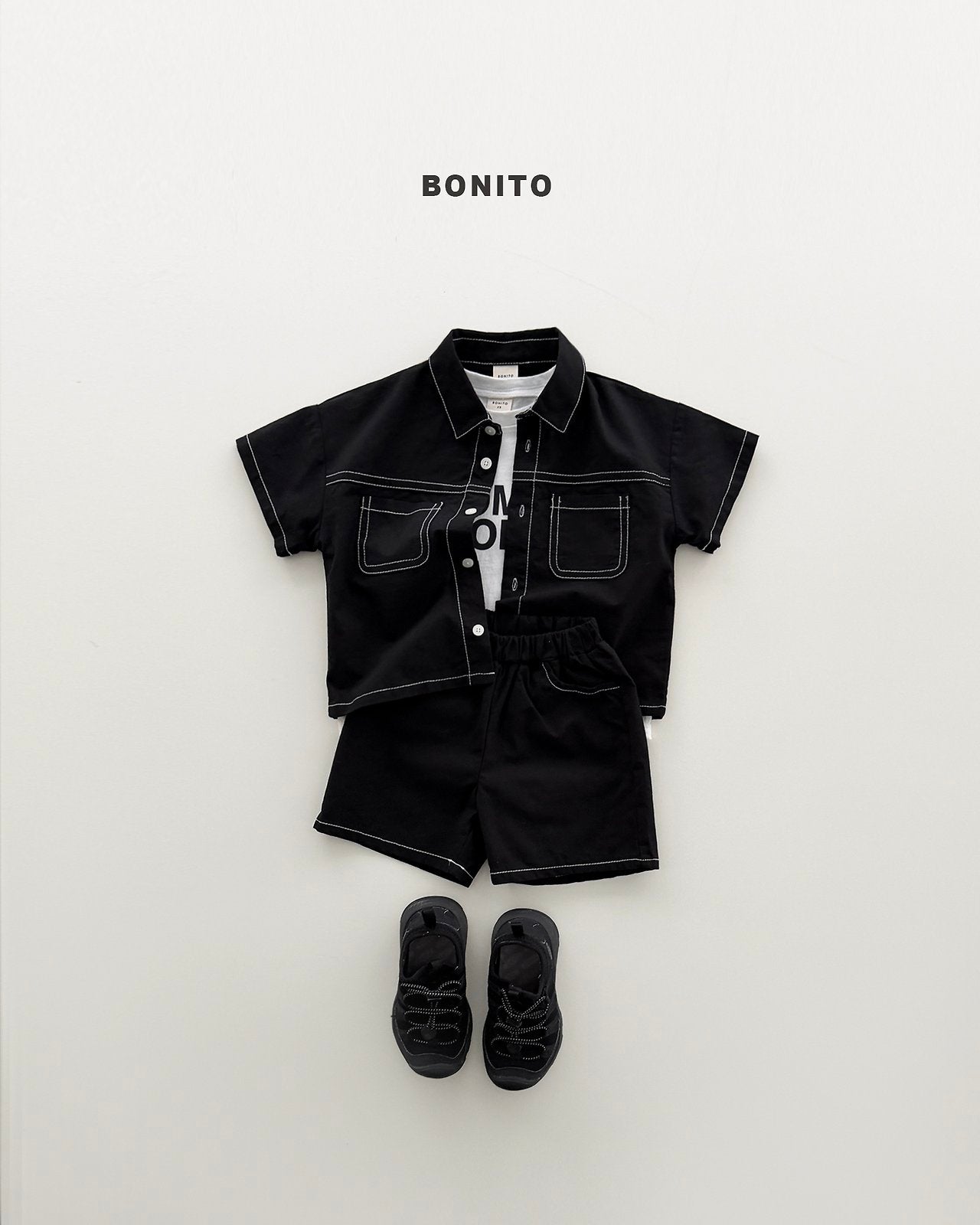 [PRE-ORDER] Two Pocket Linen Top Bottom Set