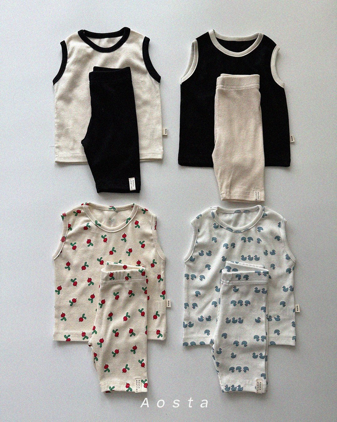 [PRE-ORDER] Ribbed Sleeveless T-Shirts
