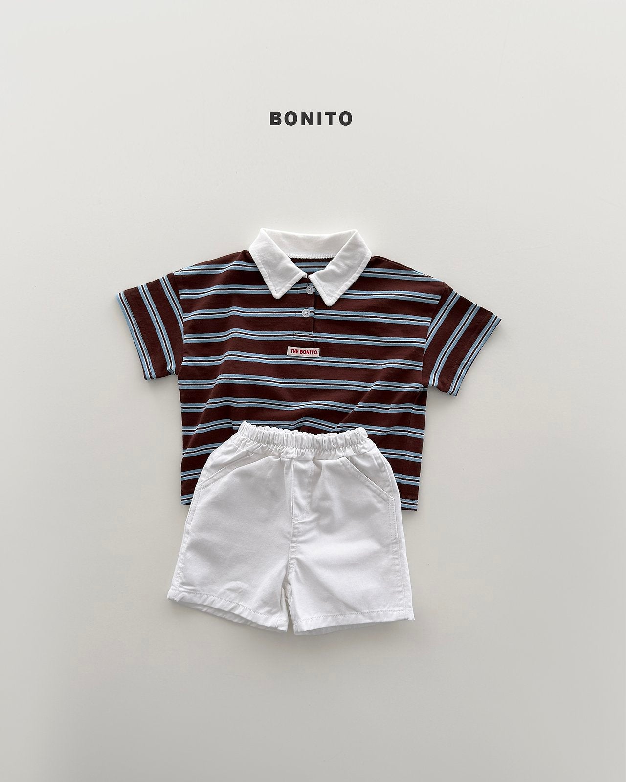 [PRE-ORDER] Sierre Stripe Collar T-Shirts