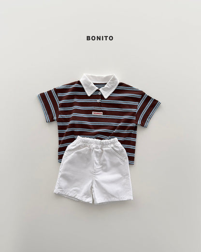 [PRE-ORDER] Sierre Stripe Collar T-Shirts