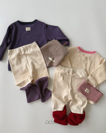 Every Day Leggings [Red/L(2-3yr)]