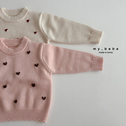 [PRE-ORDER] Heart Sweater Top