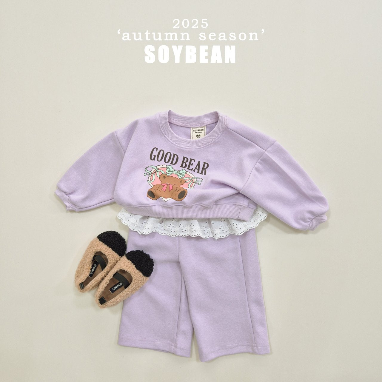 [PRE-ORDER] Bear Frill Top Bottom Set