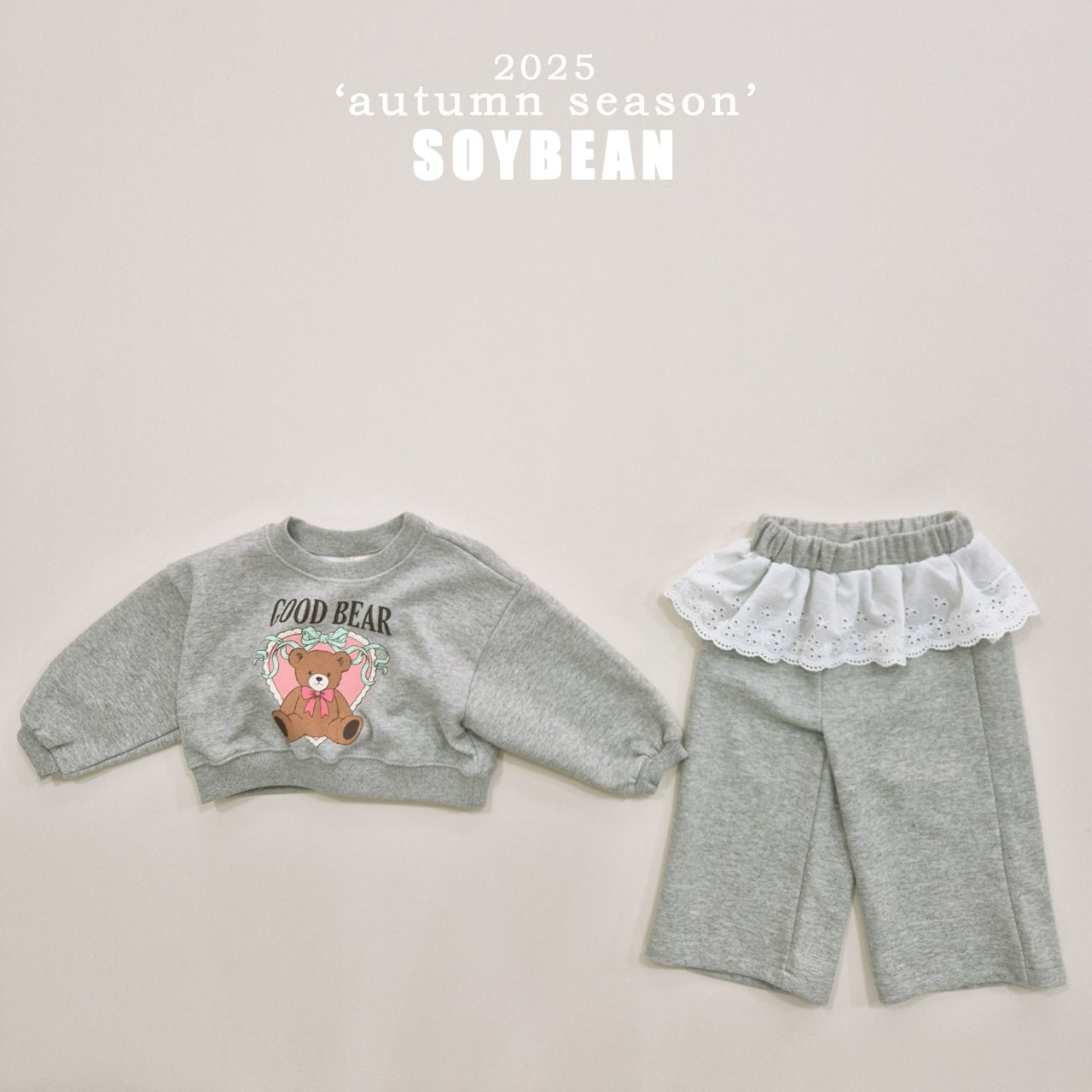[PRE-ORDER] Bear Frill Top Bottom Set