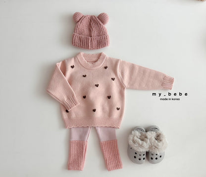 [PRE-ORDER] Heart Sweater Top