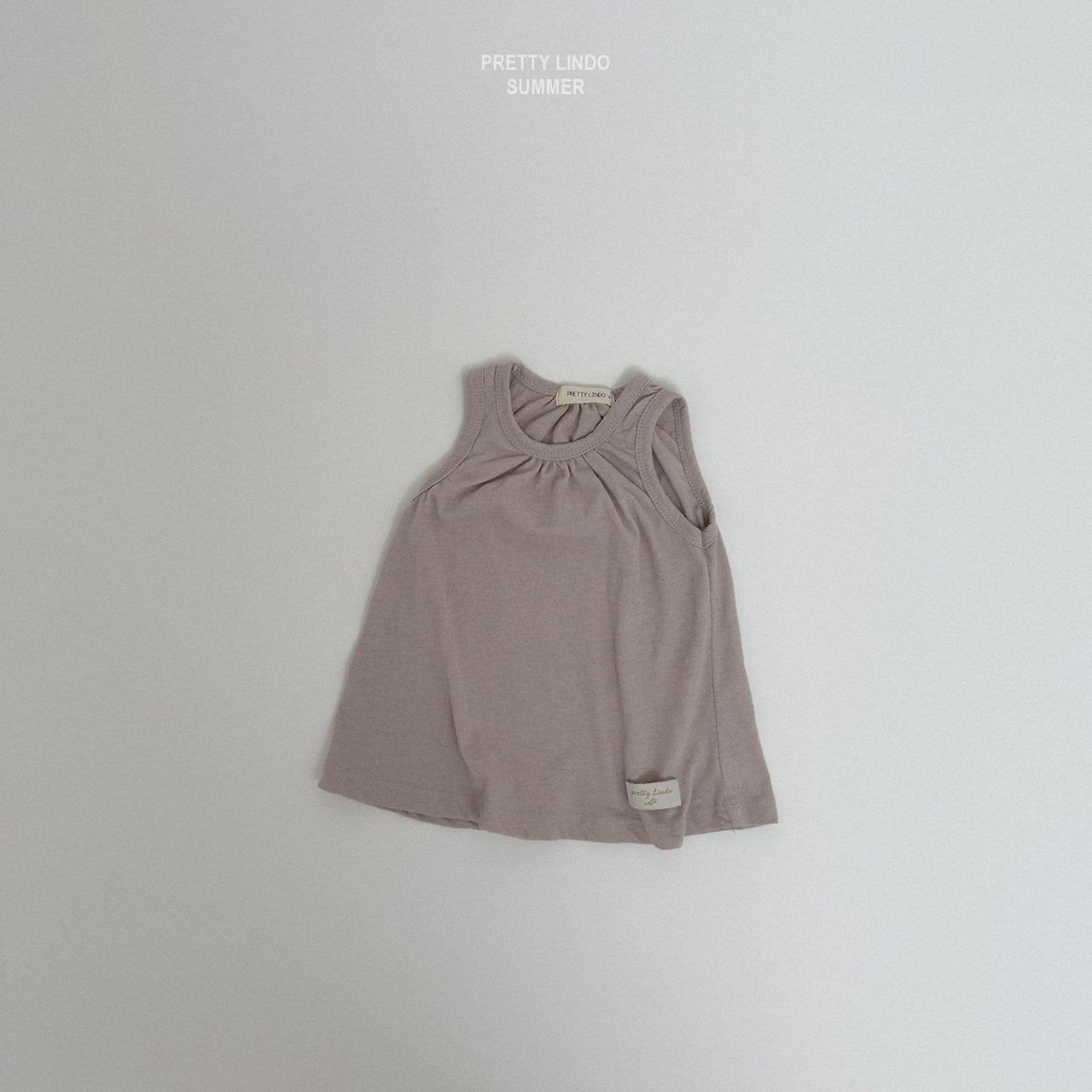 [PRE-ORDER] Shirring Sleeveless T-Shirts