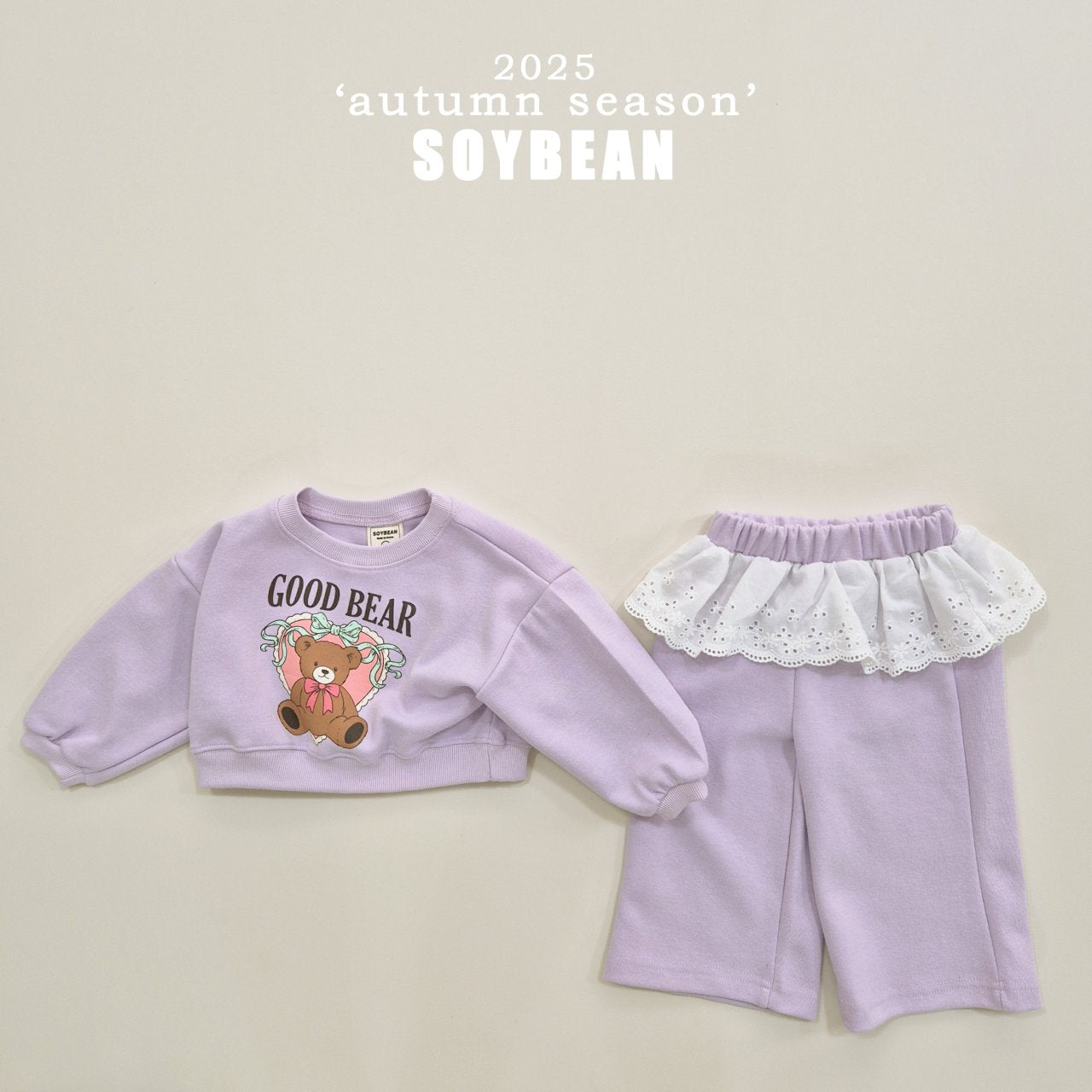 [PRE-ORDER] Bear Frill Top Bottom Set