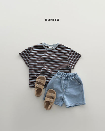 [PRE-ORDER] Uni Stripe Color Block T-Shirts