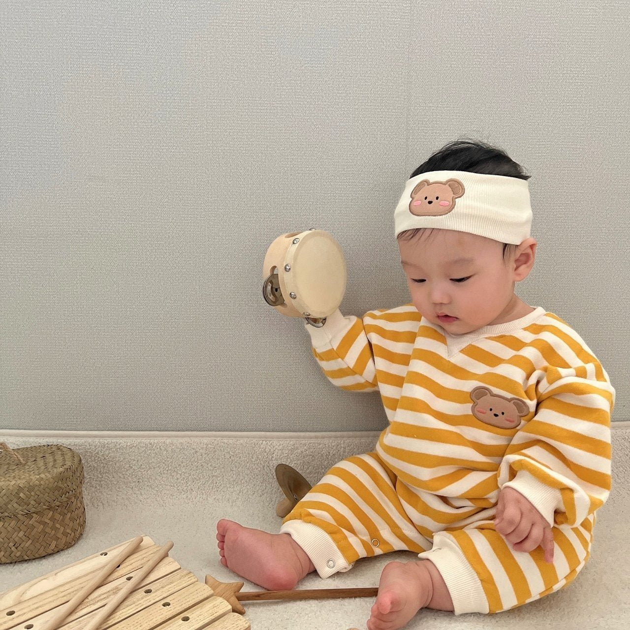 [PRE-ORDER] Bear Body Suit + Hair Band Set