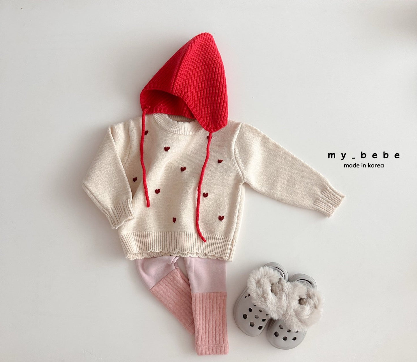 [PRE-ORDER] Heart Sweater Top