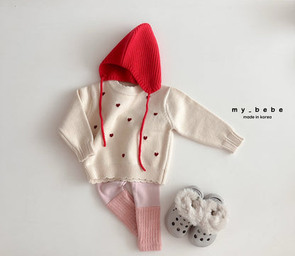 [PRE-ORDER] Heart Sweater Top
