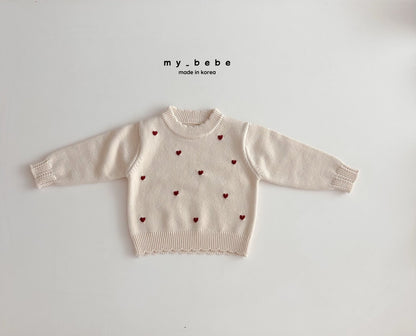 [PRE-ORDER] Heart Sweater Top