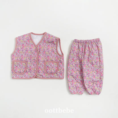 [Limit Time Order] Grandma Vest Bottom Set