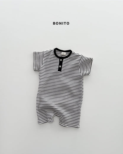 [PRE-ORDER] Summer Waffle Stripe Body Suit