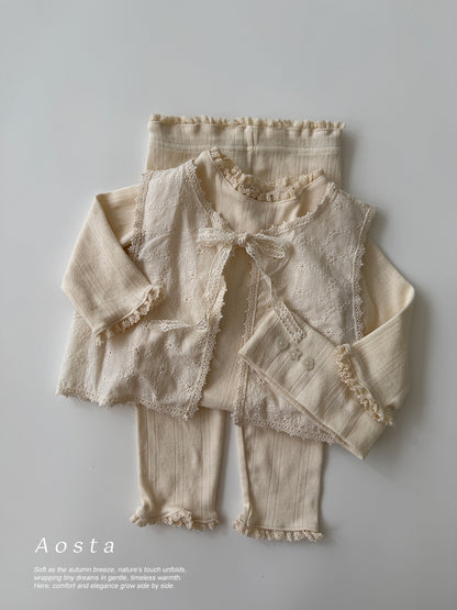 [PRE-ORDER] Lace Open Vest