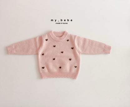 [PRE-ORDER] Heart Sweater Top