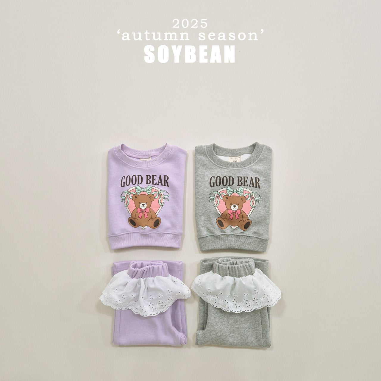 [PRE-ORDER] Bear Frill Top Bottom Set