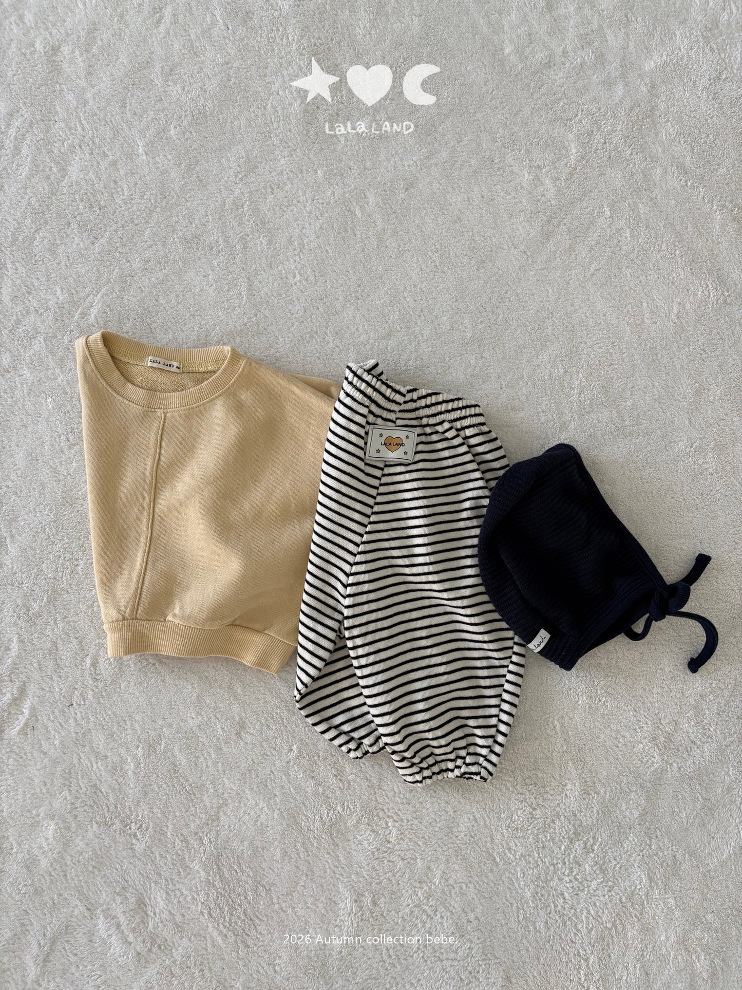 [PRE-ORDER] Stripe Terry Baby Pants