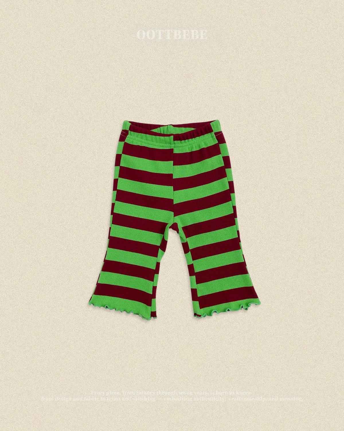 [PRE-ORDER] Kitsch Pop Ribbed Boot-Cut Pants