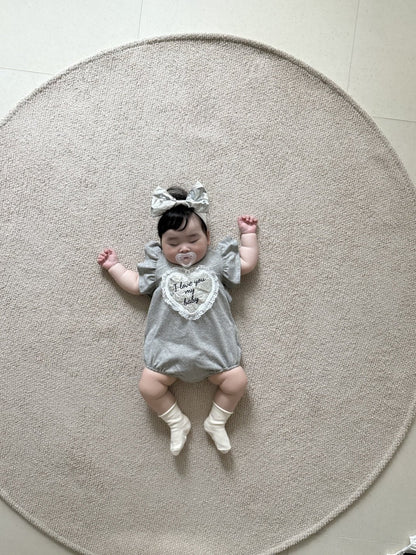 [PRE-ORDER] Lace Heart Body Suit + Hair Band Set