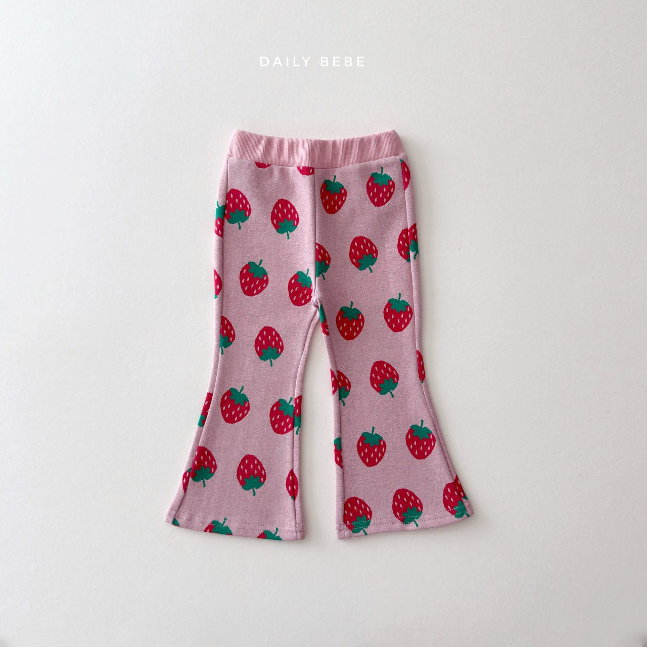 [PRE-ORDER] Strawberry Top Boot-Cut Pants Set
