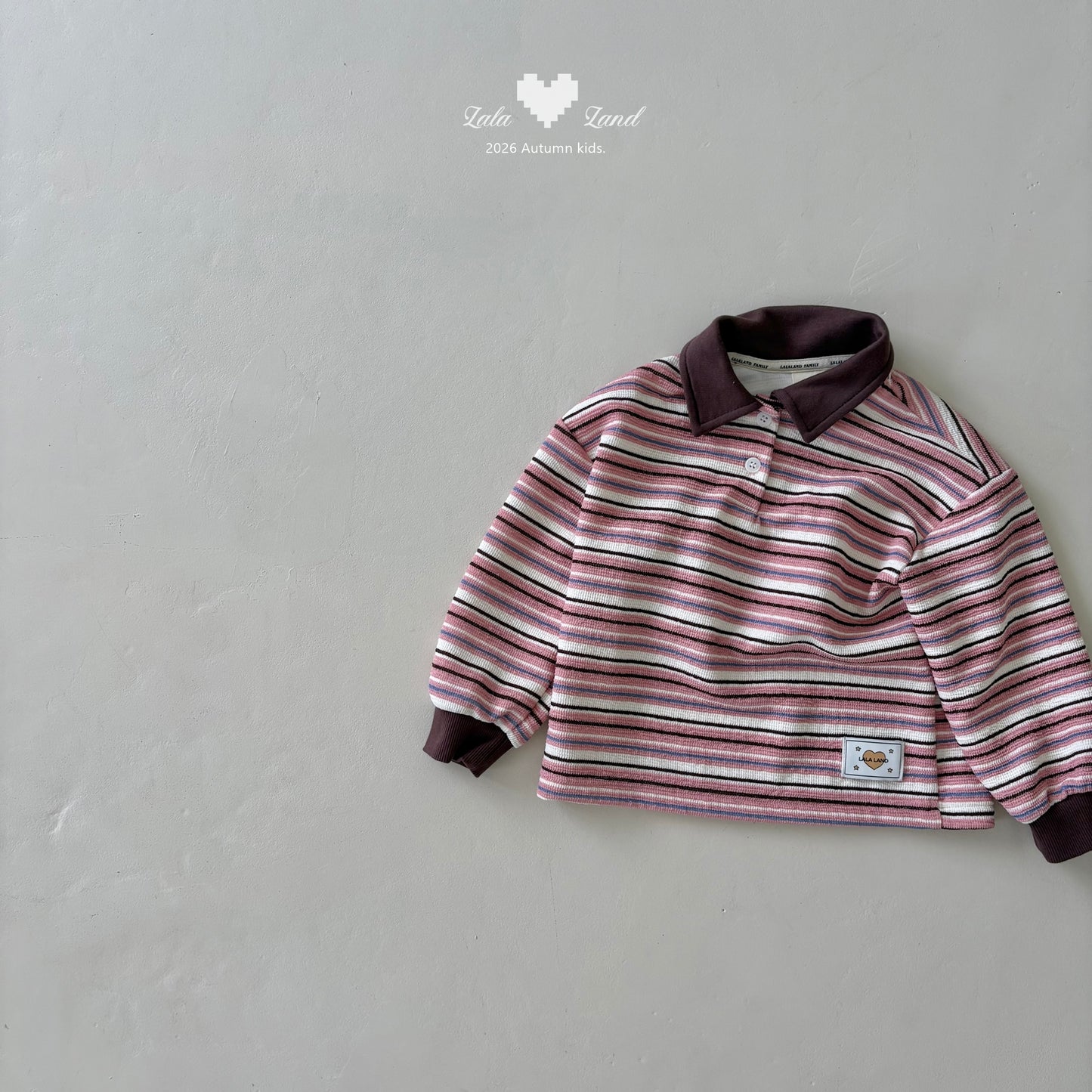 [PRE-ORDER] Pigment Stripe Collar T-Shirts