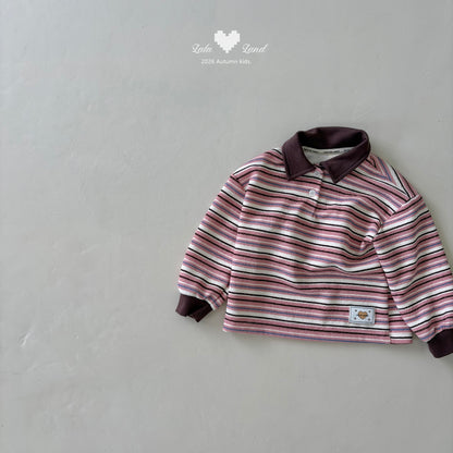[PRE-ORDER] Pigment Stripe Collar T-Shirts