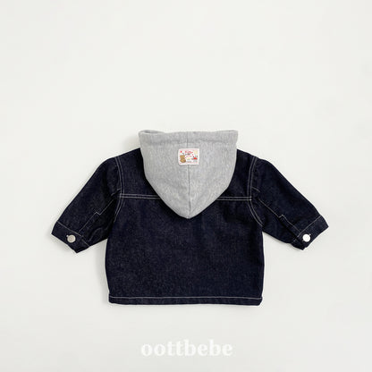 [PRE-ORDER] Hoodie Denim Jacket