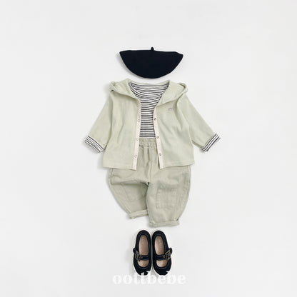 [PRE-ORDER] Olive Cardigan + T-Shirts Set