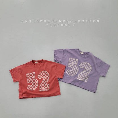 Number T-Shirts [Red/XS(1-2yr), S(2-3yr)]