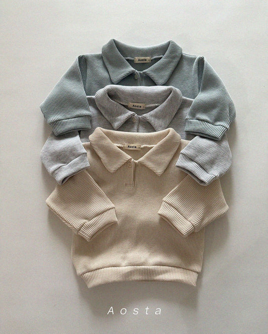 [PRE-ORDER] Waffle Collar Sweatshirts