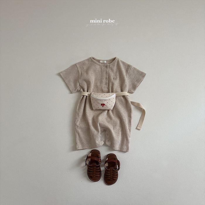 Squirrel Body Suit [Oatmeal/S(10-18m)]