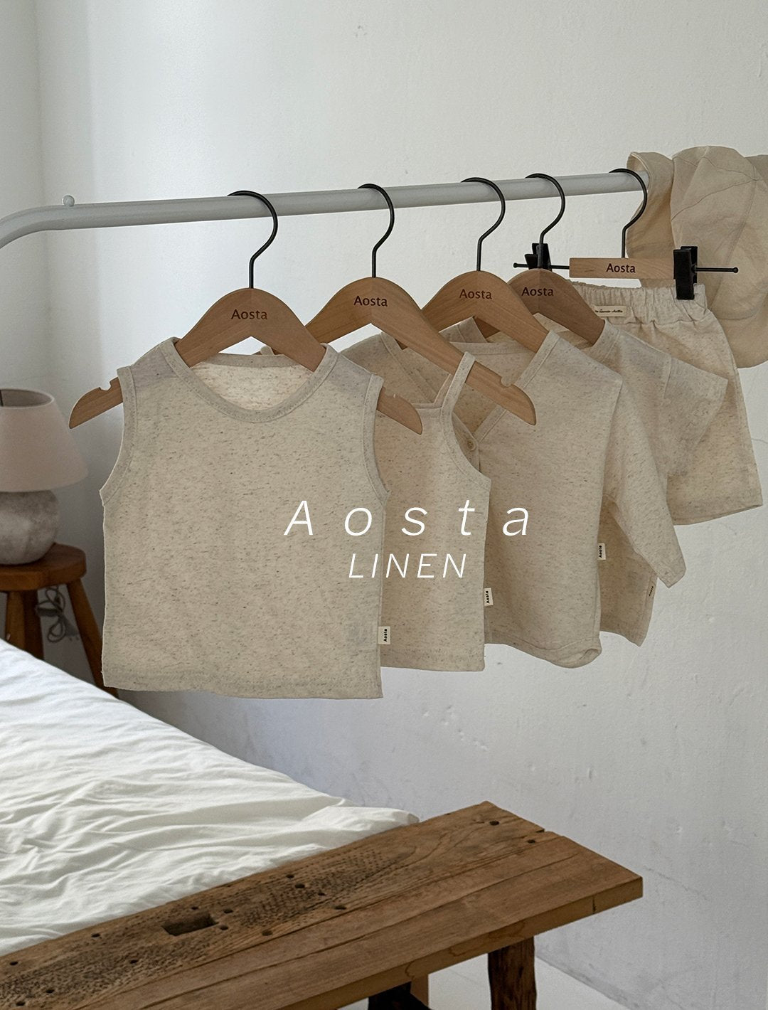[PRE-ORDER] Linen Sleeveless T-Shirts