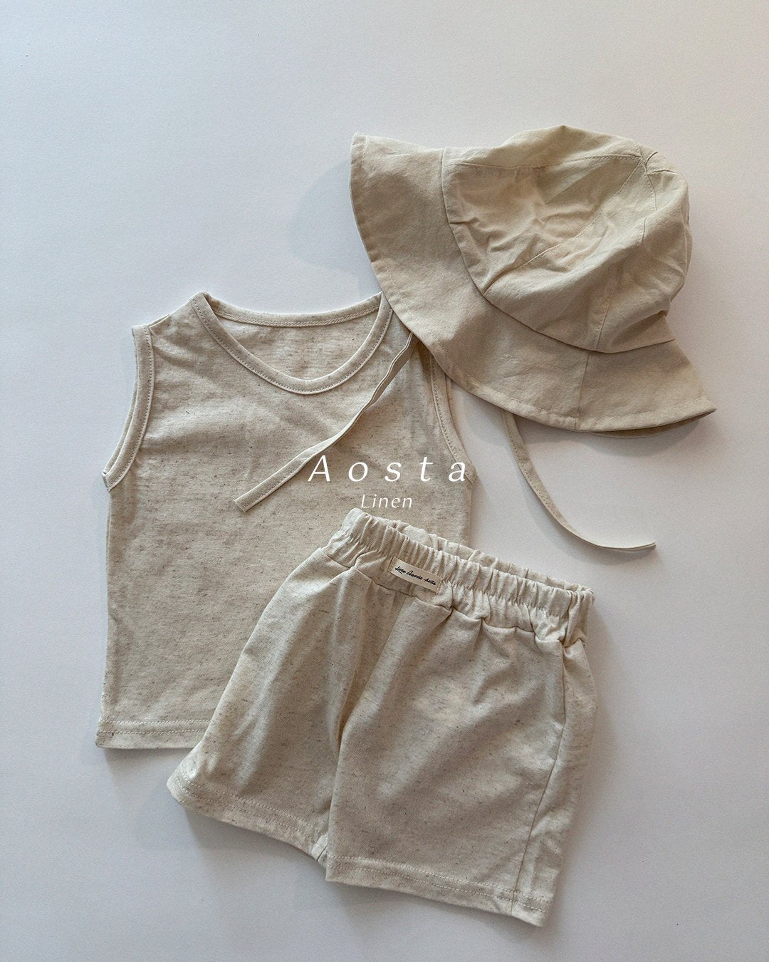 [PRE-ORDER] Linen Sleeveless T-Shirts