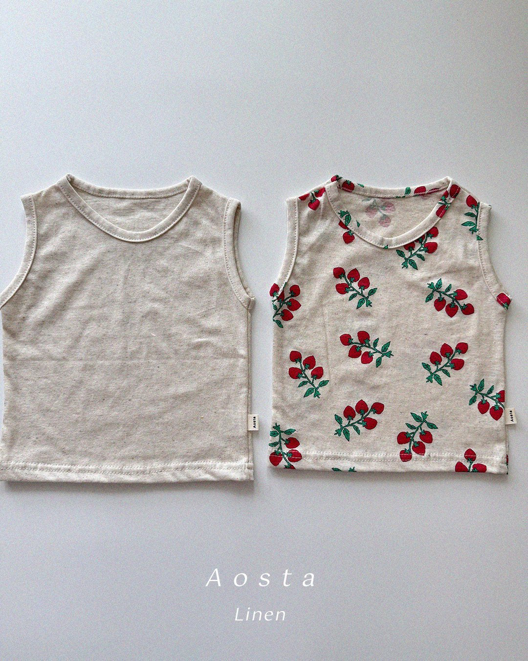[PRE-ORDER] Linen Sleeveless T-Shirts