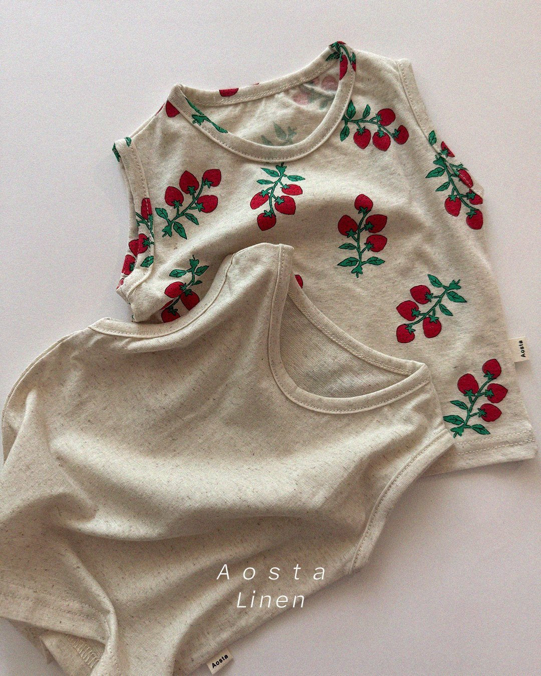 [PRE-ORDER] Linen Sleeveless T-Shirts
