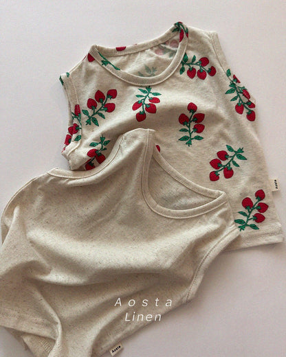 [PRE-ORDER] Linen Sleeveless T-Shirts
