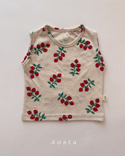 [PRE-ORDER] Linen Sleeveless T-Shirts
